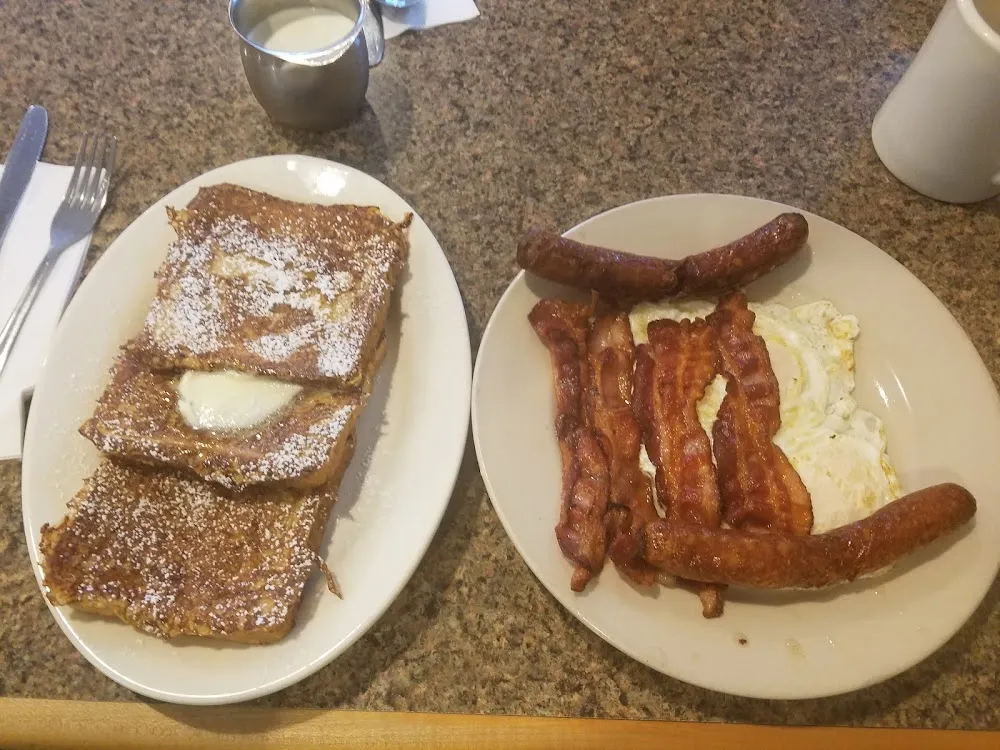 French Toast with Bacon Sausage